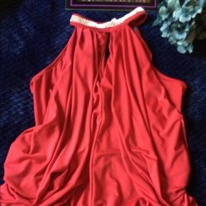 🦩🦩Aggie Diamond choker halter top size small